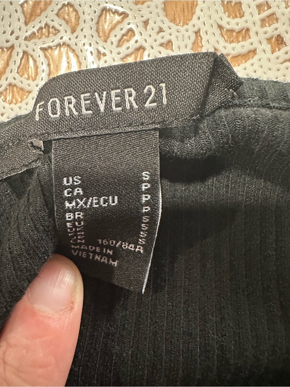 Forever 21 Black Ribbed Ruched Drawstring Bodycon Mini Dress S - Picture 2 of 6